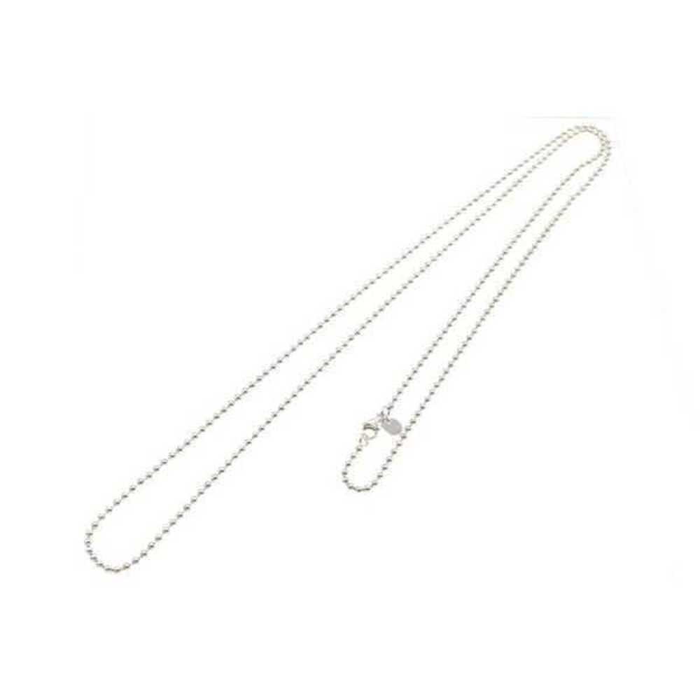 Tiffany Co necklace chain ball sterling silver pendant accessory long